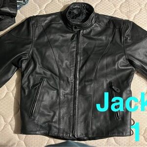 Men's Black Leather Jacket